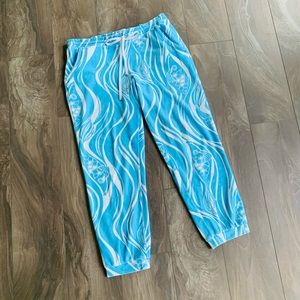 🚫 SOLD Lilly Pulitzer velour jogger pants
